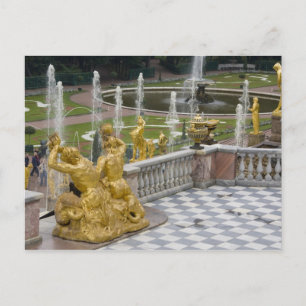 Ryssland, St. Petersburg, Peterhoff (även kallat 2 Vykort