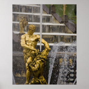 Ryssland, St. Petersburg, Peterhoff (även känd som Poster