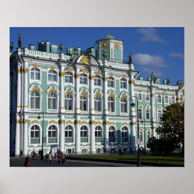Ryssland, St. Petersburg, Vinterpalatset, De 2 Poster (Framsidan)