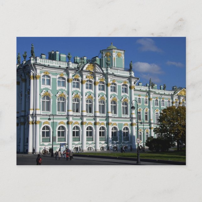 Ryssland, St. Petersburg, Vinterpalatset, Den 2 Vykort (Framsida)