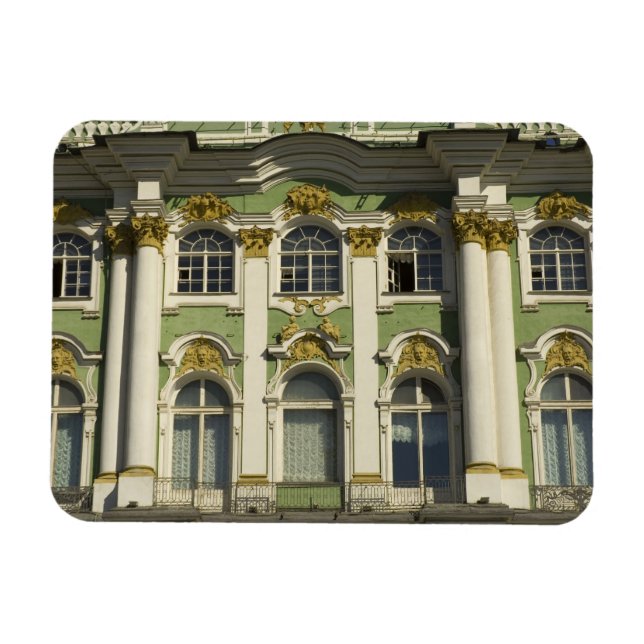 Ryssland. St Petersburg. Vinterpalatset. Eremitage Magnet (Horisontell)