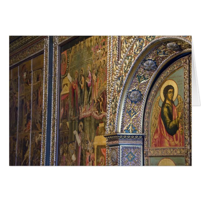 Ryssland, staden Yaroslavl i Golden Ring. 17:e Hälsningskort (Framsidan Horizontal)