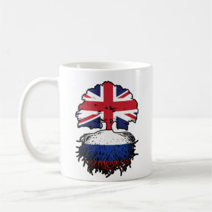 Ryssland, Storbritannien, Ryssland, Storbritannien Kaffemugg
