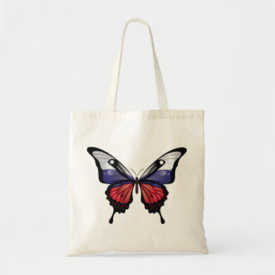 Ryssland Swallowtail Butterfly Flagga Tygkasse