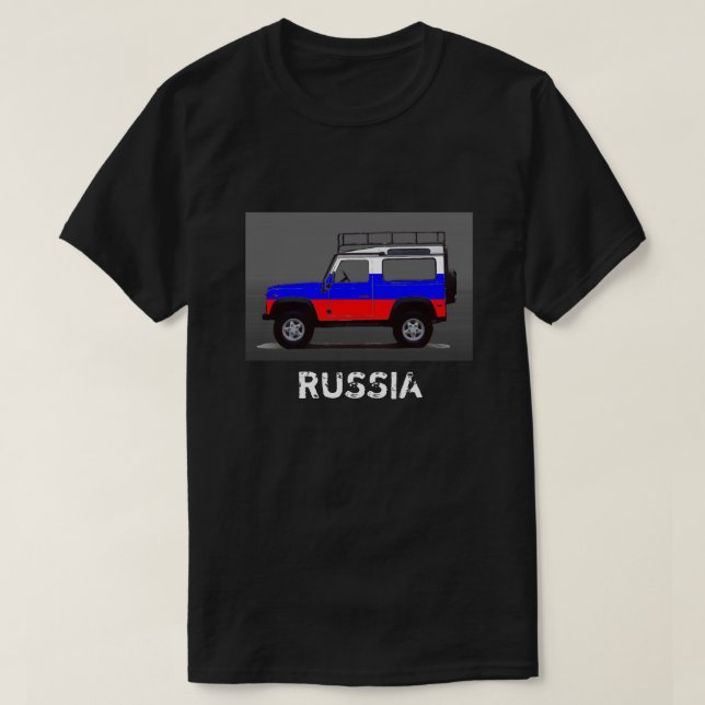 RYSSLAND T SHIRT (Design framsida)