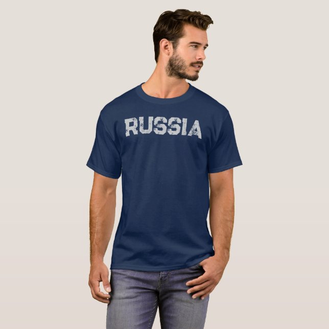 Ryssland T Shirt (Hel framsida)