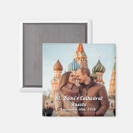 Ryssland Travel Anpassningsbar Photo Souvenir Magn Magnet