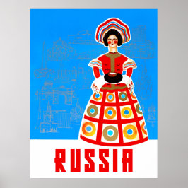 Ryssland Travel Poster