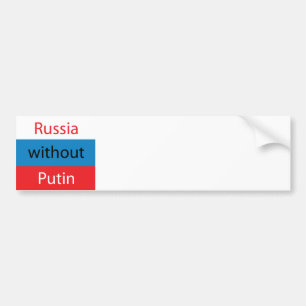Ryssland utan Putin Bildekal