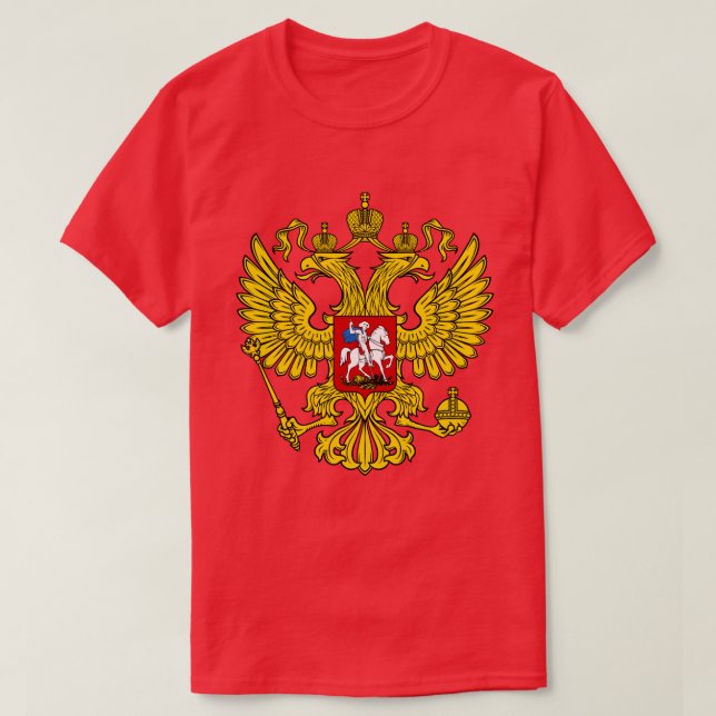 Ryssland vapen t shirt (Design framsida)