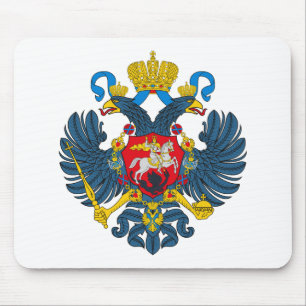 Ryssland vapensköld (det 18th århundradet) musmatta