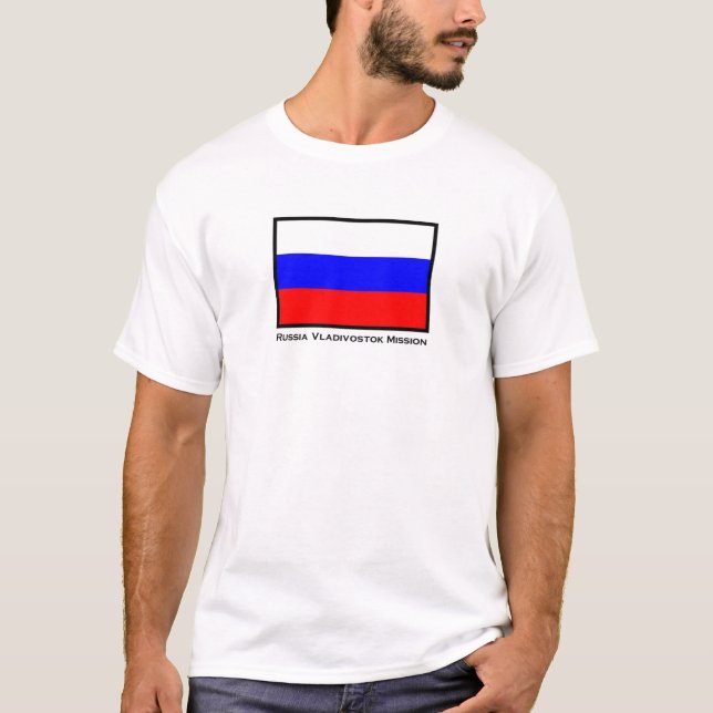 Ryssland Vladivostok LDS beskickningT-tröja T-shirt (Framsida)