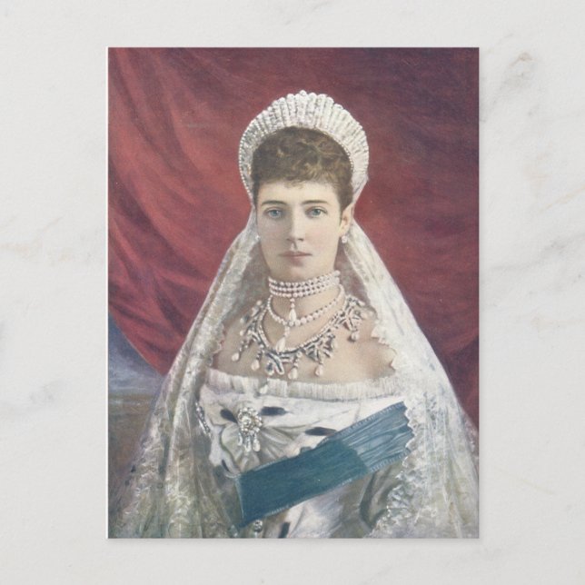 Rysslands Dowager Empress Vykort (Framsida)