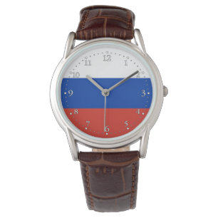Rysslands flagga armbandsur