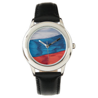 Rysslands Flagga Armbandsur