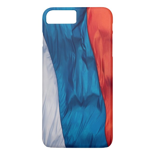 Rysslands Flagga Case-Mate iPhone Skal (Baksida)