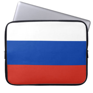 Rysslands flagga laptop fodral