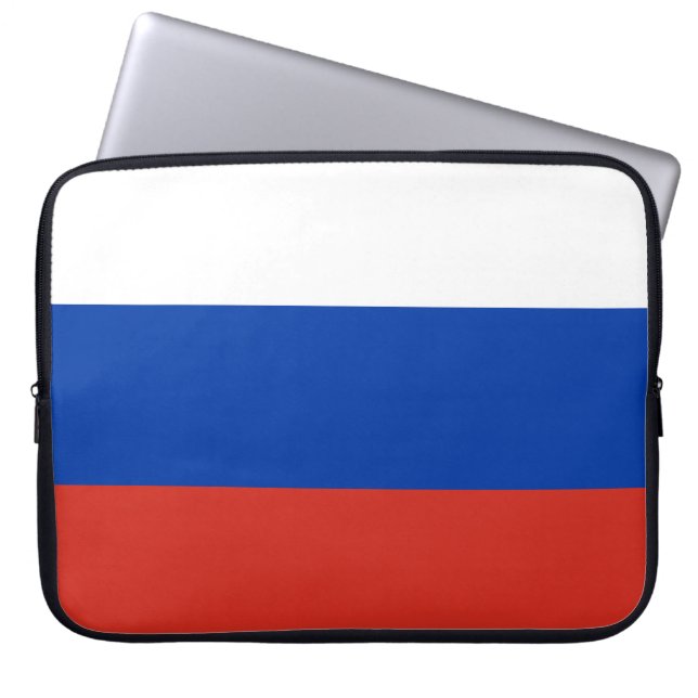 Rysslands flagga laptop fodral (Framsidan)