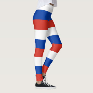 Rysslands flagga leggings
