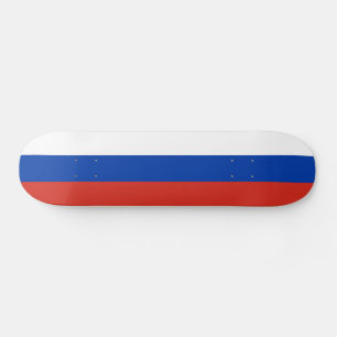 Rysslands flagga mini skateboard bräda 18,5 cm