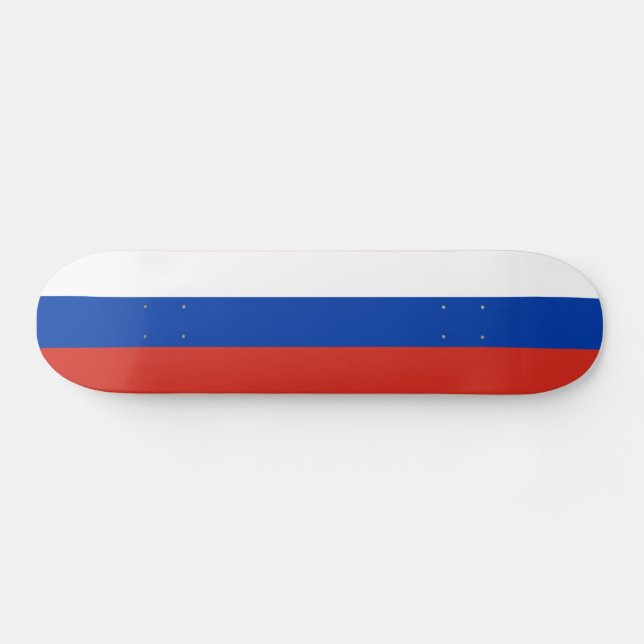 Rysslands flagga mini skateboard bräda 18,5 cm (Horz)