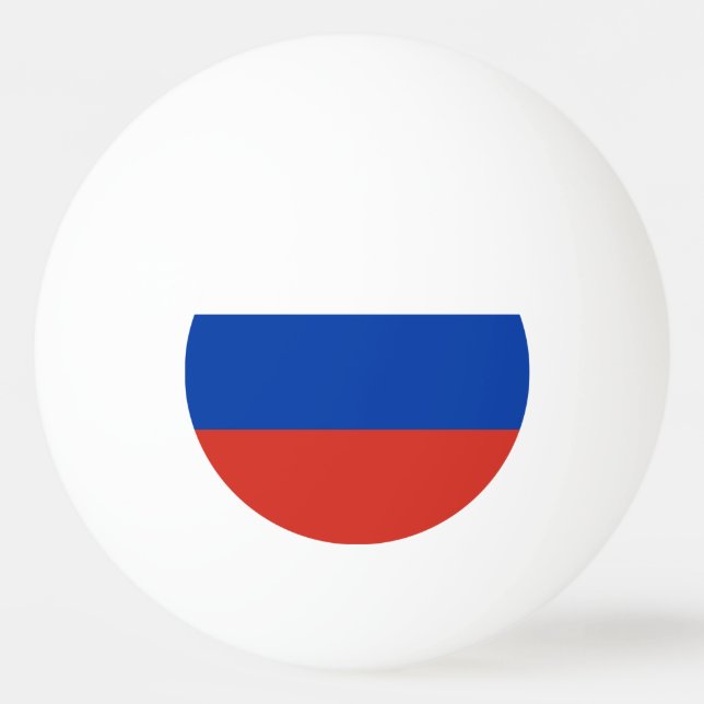 Rysslands flagga pingisboll (Framsidan)