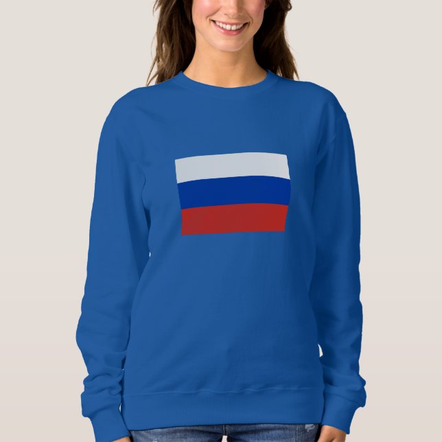 Rysslands flagga t shirt (Framsida)