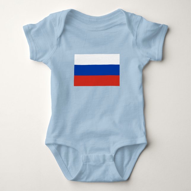 Rysslands flagga t shirt (Framsida)