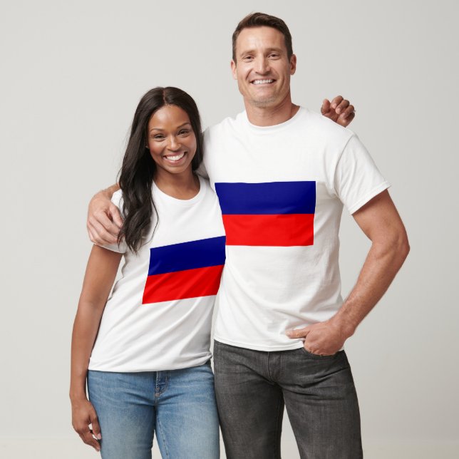 Rysslands flagga t shirt (Unisex)