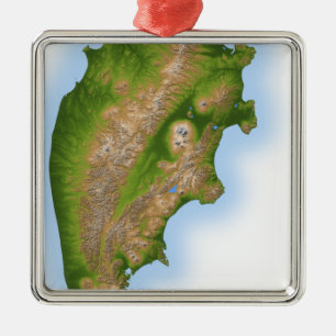 Rysslands Kamchatka-Peninsula Julgransprydnad Metall