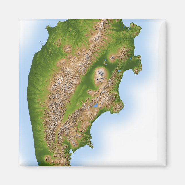 Rysslands Kamchatka-Peninsula Magnet (Framsidan)