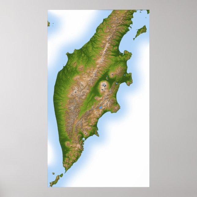 Rysslands Kamchatka-Peninsula Poster (Framsidan)