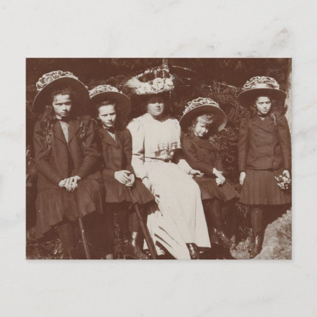 Rysslands storhertigheter, OTMA Romanov Vykort (Framsida)