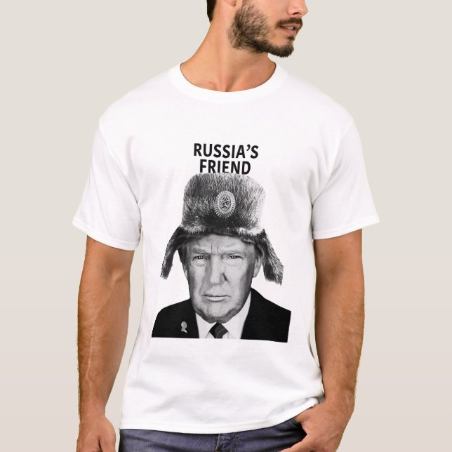 Rysslands vänstra trupp Ryssland Putin T Shirt (Framsida)