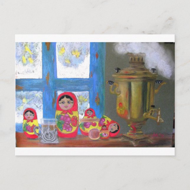 ryssteatid vykort (Framsida)