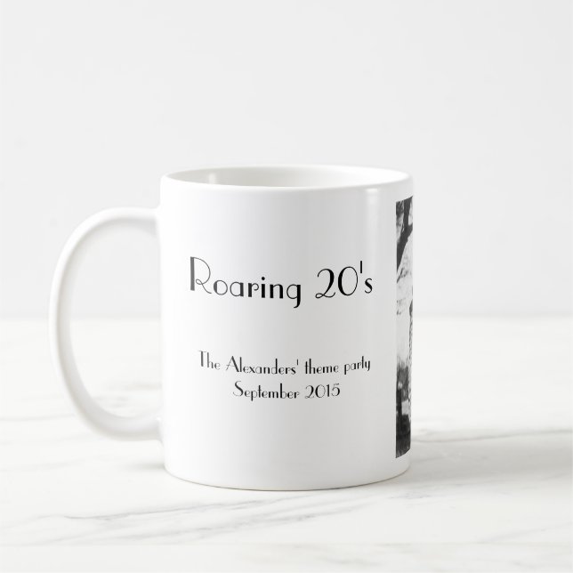 Ryta favör för Twentiesförbudparty Kaffemugg (Vänster)