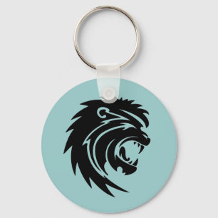 Ryta lejona Keychain Nyckelring