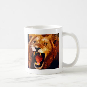 Ryta lejont kaffemugg