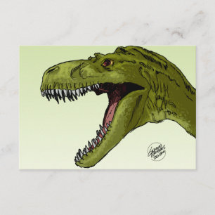 Ryta T-Rex Dinosaur av Geraldo Borges Inbjudningar