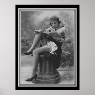 Ryta Twentiesklaff B&W Poster