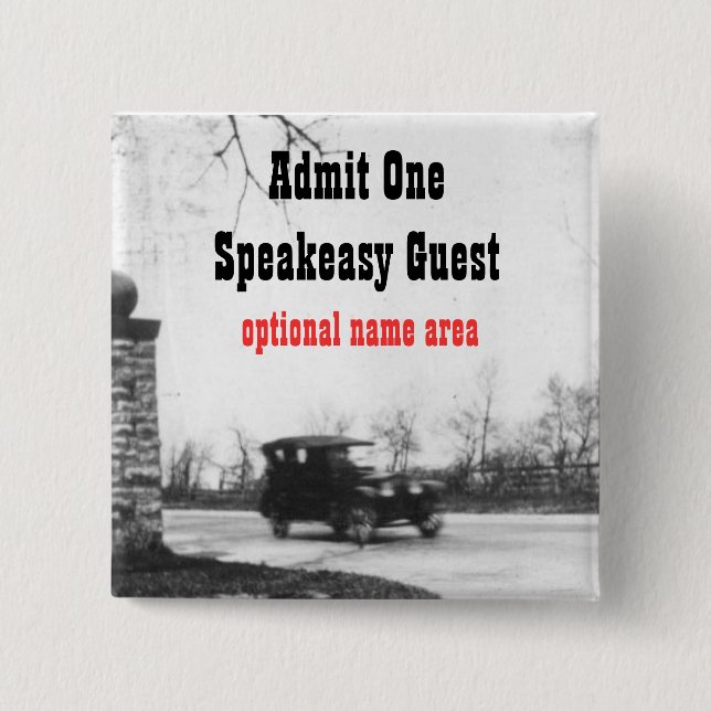 Ryta Twentiespartynamn bricka Knapp (Framsida)