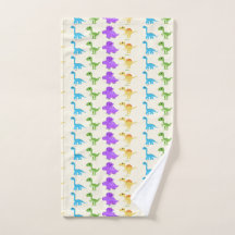 Ryter och skratt – Dinosaurie Baby Handduksset