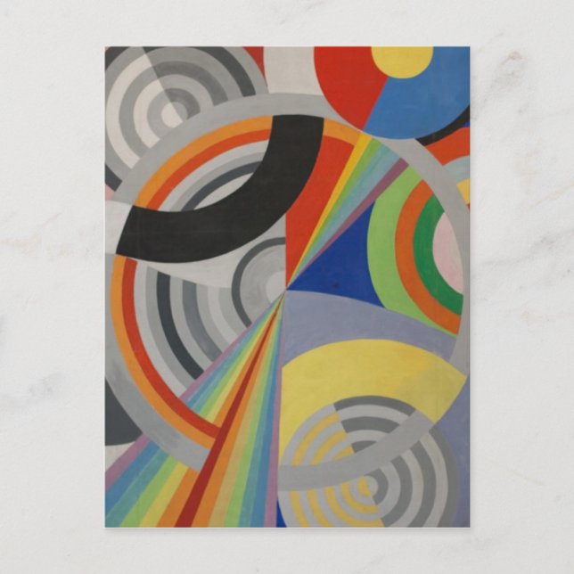Rythm av Robert Delaunay Vykort (Framsida)