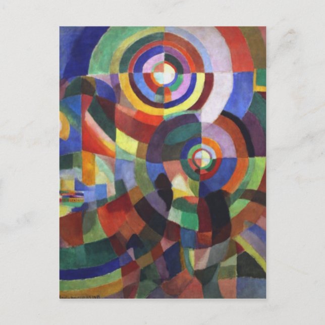 Rythm av Robert Delaunay Vykort (Framsida)