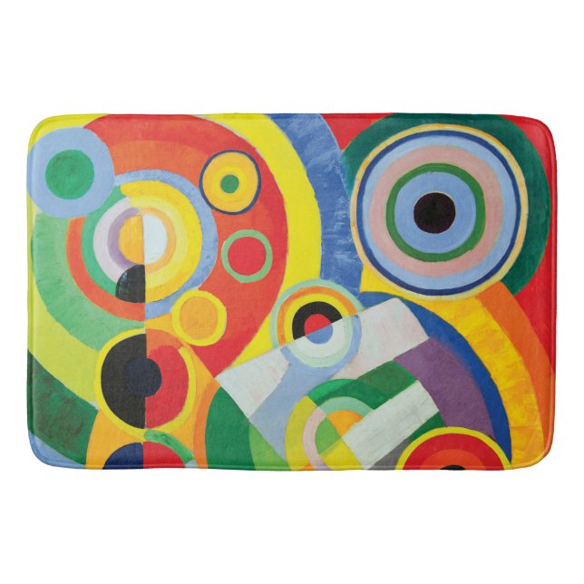 Rythme Joie de Vivre av Robert Delaunay Badrumsmatta (Framsidan)