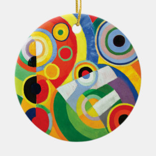 Rythme Joie de Vivre av Robert Delaunay Julgransprydnad Keramik