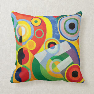Rythme Joie de Vivre av Robert Delaunay Kudde