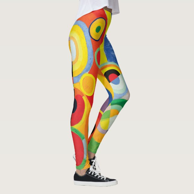 Rythme Joie de Vivre av Robert Delaunay Leggings (Höger)