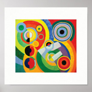 Rythme Joie de Vivre av Robert Delaunay Poster