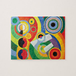 Rythme Joie de Vivre av Robert Delaunay Pussel